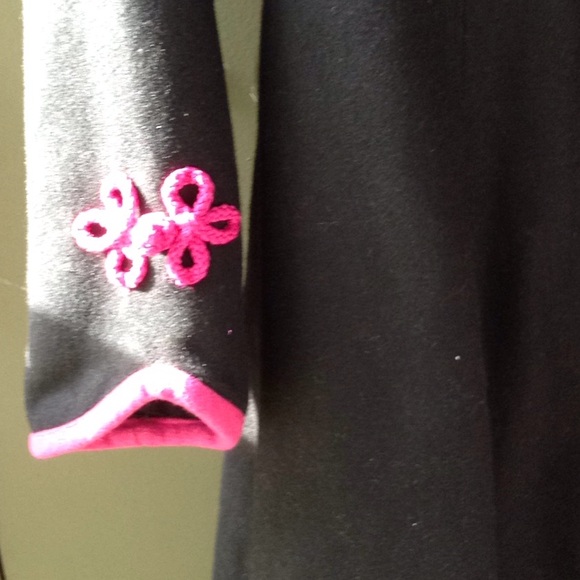 MOD CLOTH EMBROIDERED WOOL COAT NEW - Picture 5 of 8